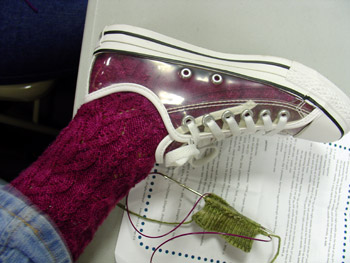 clear converse with socks